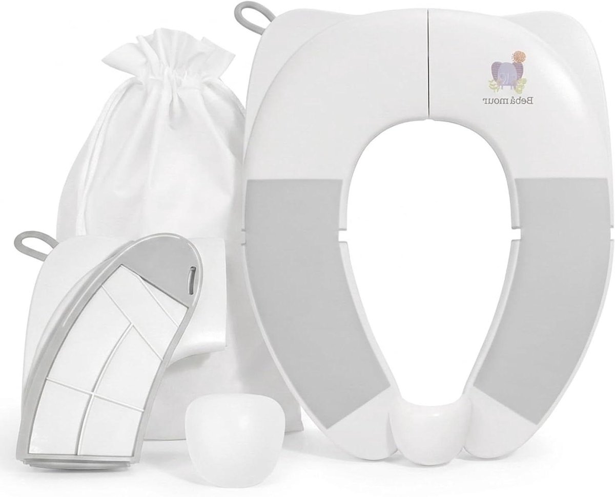 Opvouwbare Toiletbril - Zindelijkheidstrainer Peuter - Zindelijkheidstraining - Antislip en Spatbescherming - 10 x 10 cm - Olifant