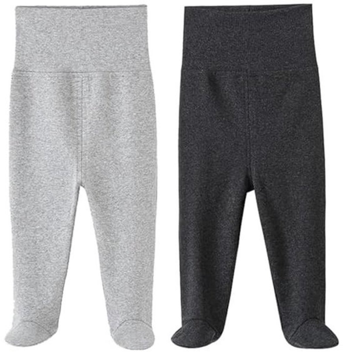 Unisex babybroek met voetjes voor 0-12 maanden