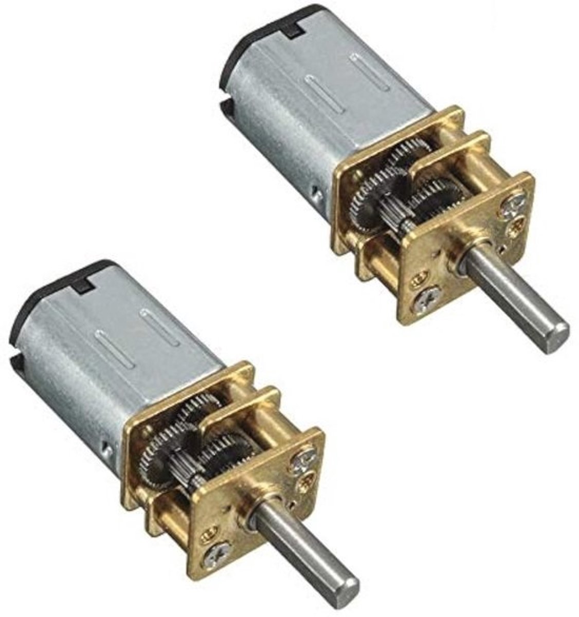 DC 6V 70 RPM Mini Metalen Tandwiel Transmissiemotor - 2 Stuks