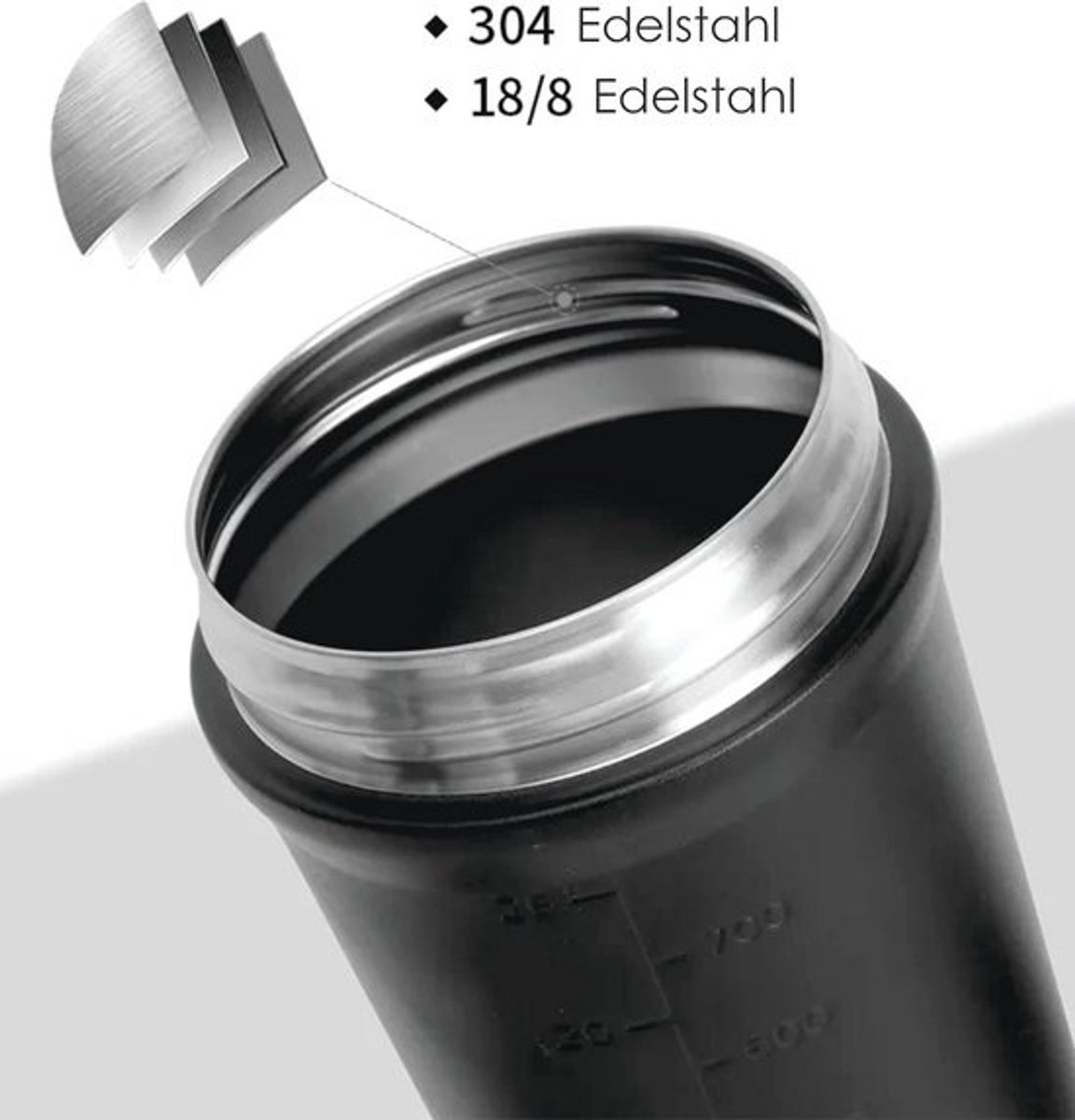 Individueel gegraveerde roestvrijstalen shaker 750 ml – Lekvrij en vaatwasmachinebestendig voor eiwitshakes en smoothies
