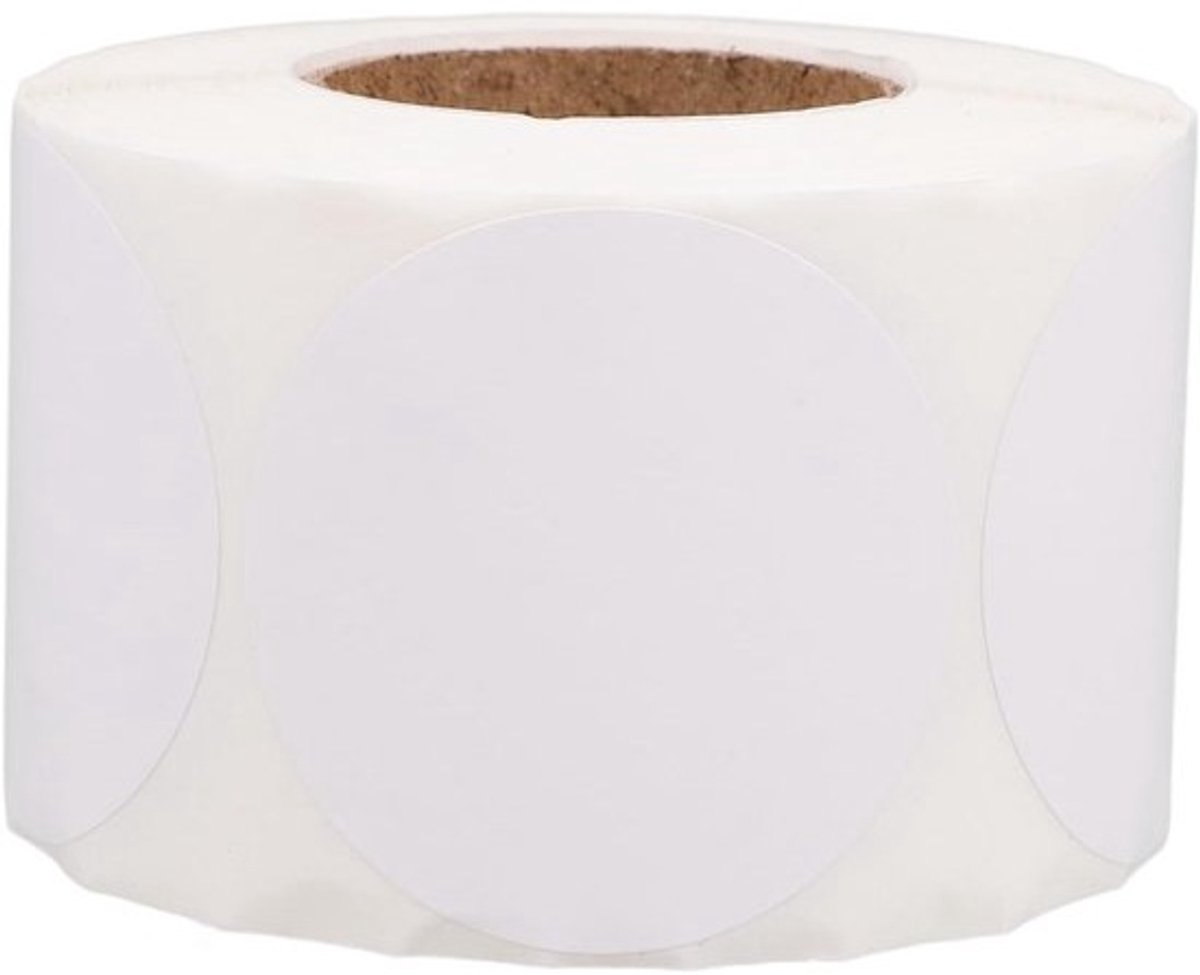 Label Rol - Sticker Papier - Adressen Printen - Zelfklevend Bedrukbaar - 5x5CM - Wit