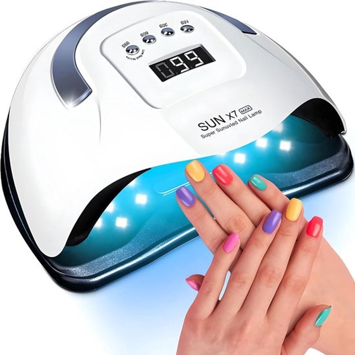 Krachtige 48W UV LED Nageldroger met Timer en Sensor voor Gel, Hybride & Acryl Nagellak