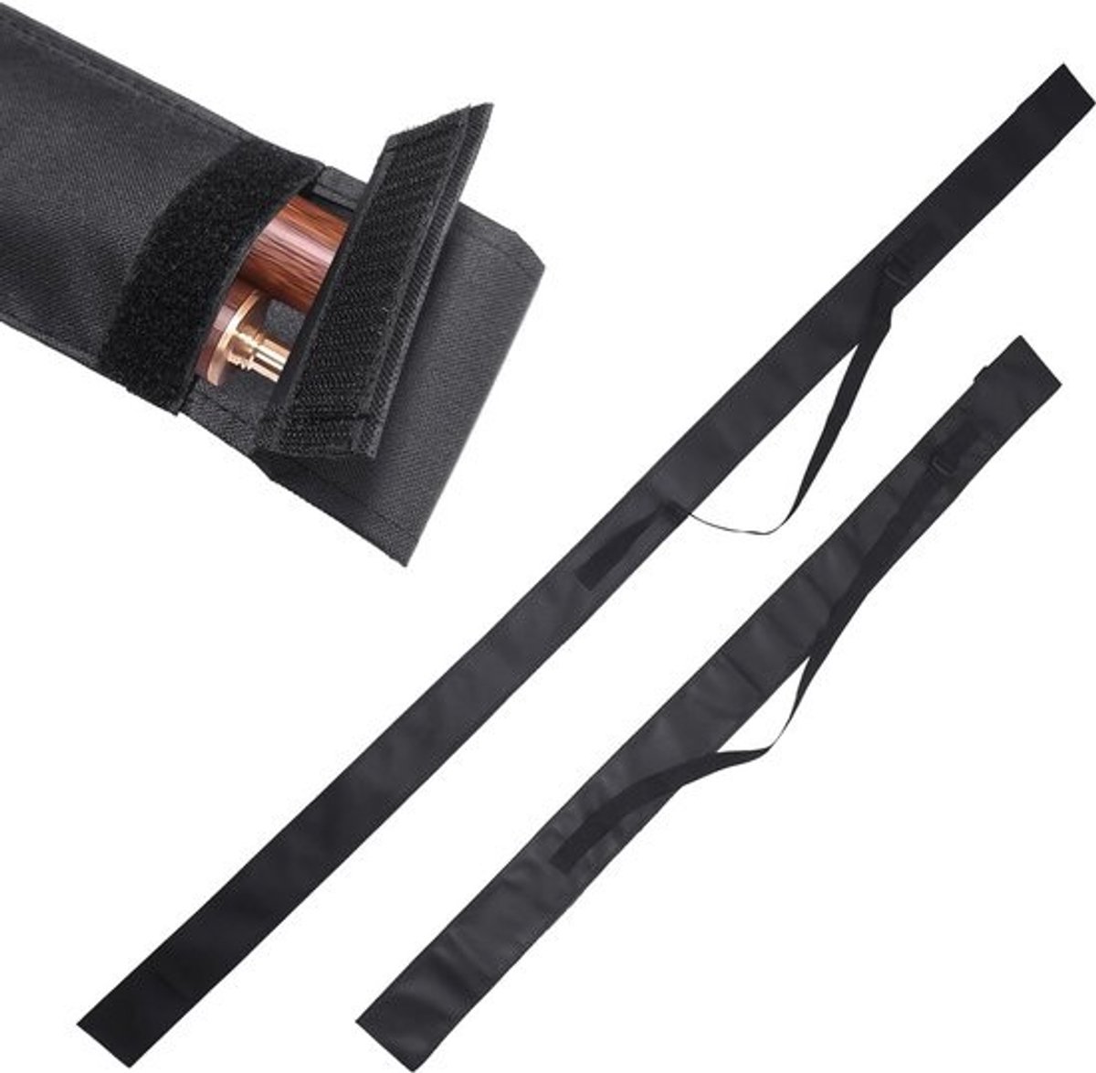 Set van 2 Biljartkeu Hoezen voor Snooker en Poolkeus 3/4 en 1/2 formaat