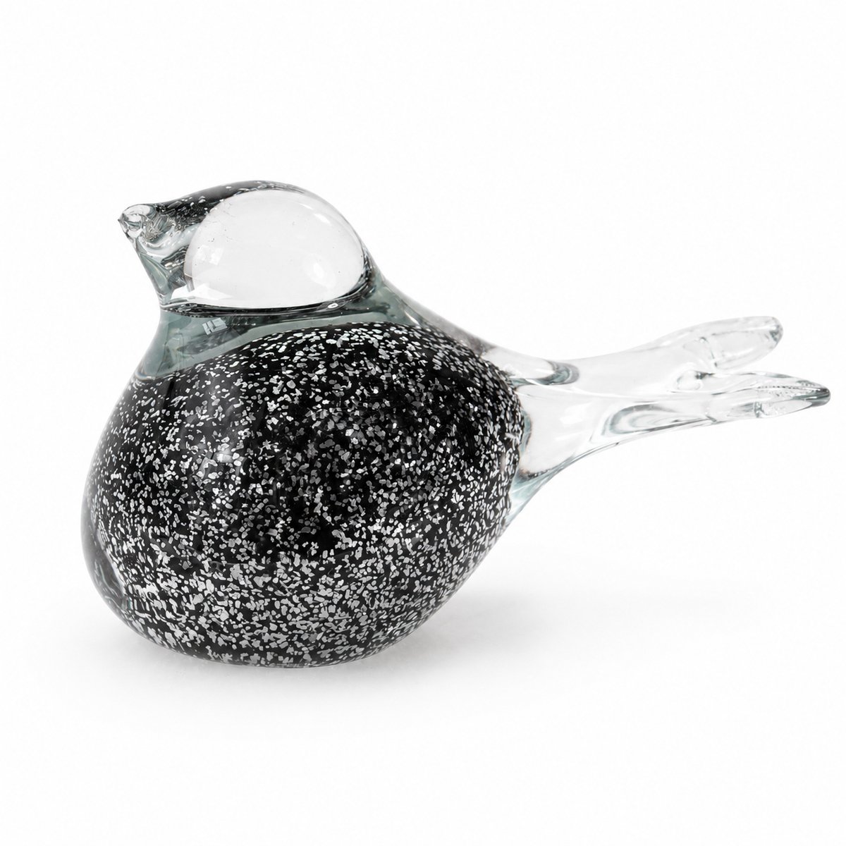 Mini Urn Vogel - ZilverStof - Kleine Urn - 50ml - Herdenken