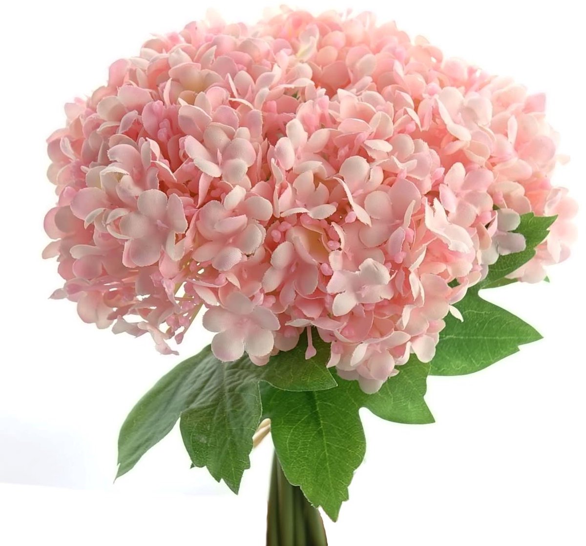 Gasper Sneeuwbalboeket Roze 23 cm 5-delige Bundel - Kunstbloemen
