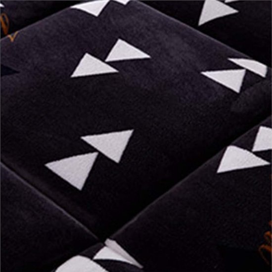 Opklapbare Matras - Vloer Mat - Comfortabel Slapen - Ademend Materiaal - 100x200cm - Licht — afbeelding 3