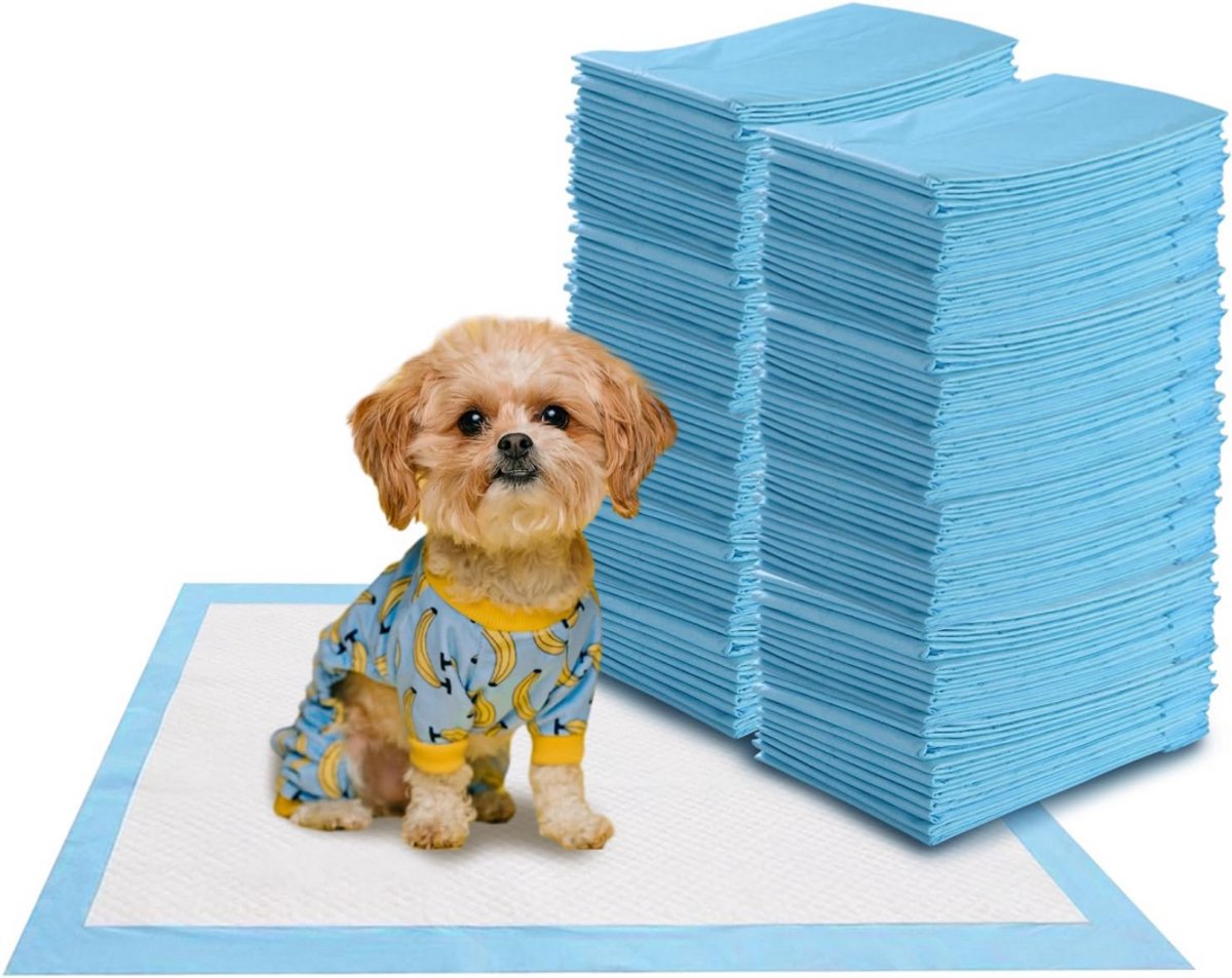 SureDeal® - Hondenproduct - Trainingsmat - Honden Lekvrij Laags - Wit en Blauw