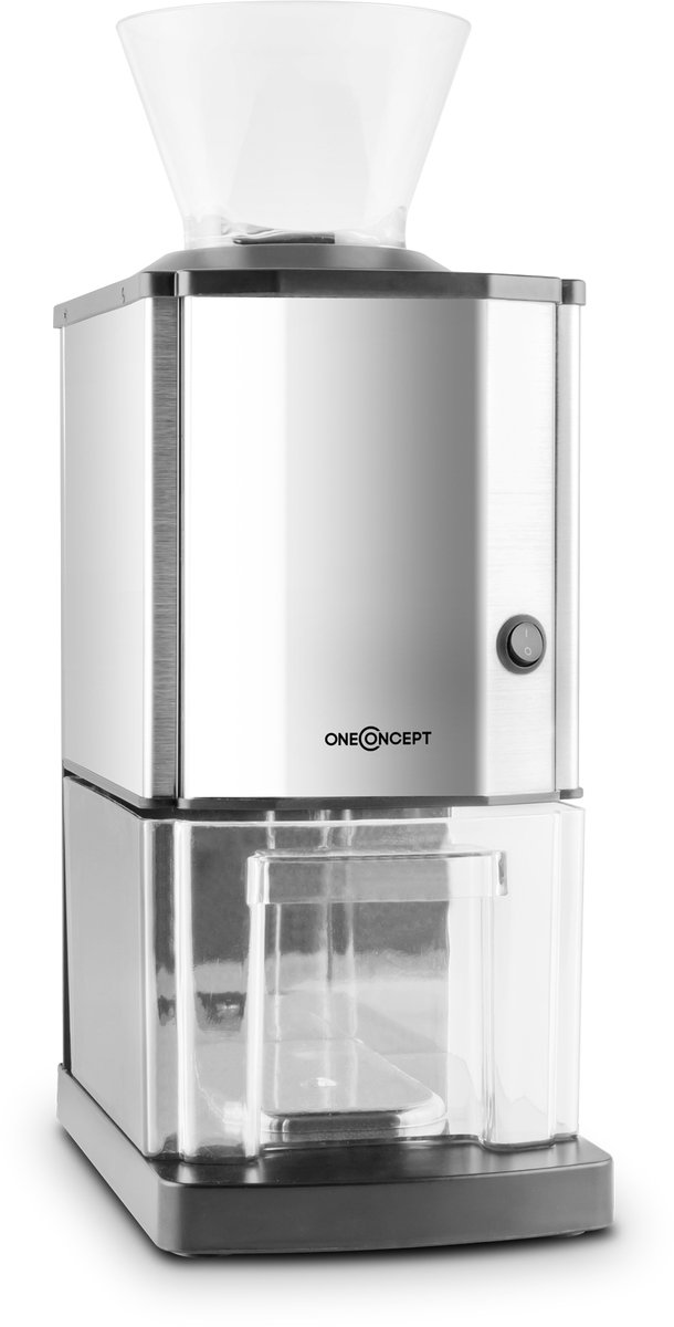 oneConcept Icebreaker Ice Crusher 12kg/h 3,6L IJshouder - IJscrusher IJsbreker - 1,75 kg - voor Bar voor Feest voor Thuis voor Cocktails - RVS Edelstaal Compact