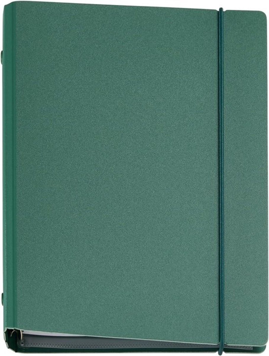 Agenda 2026 - Weekplanner Planner - Tijd Beheer - Navulbaar 6-ringsysteem - A5 Formaat - Groen