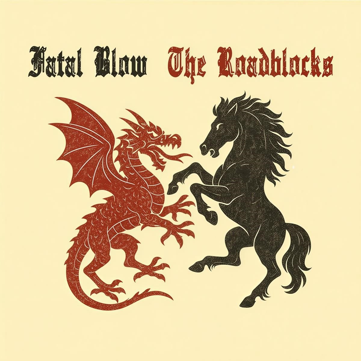 Fatal Blow & The Roadblocks - Split (7" Single)