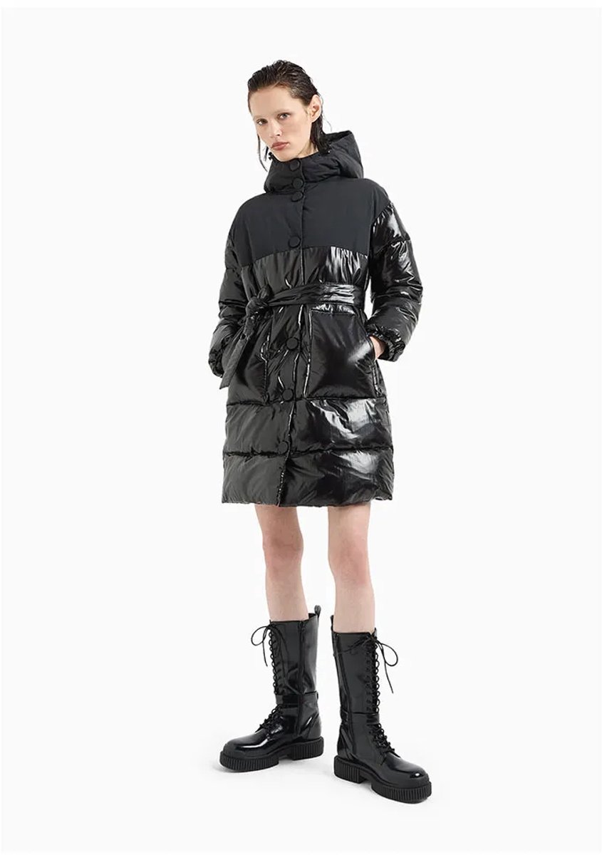 Armani Exchange 6dyk05_yn1uz Jas Zwart XL Vrouw