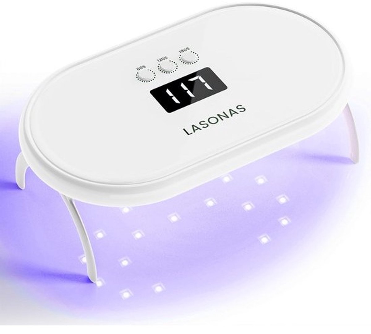 Draagbare UV LED Nagellamp 24W voor Gellak en Gelstickers - Mini Drooglamp met Timer