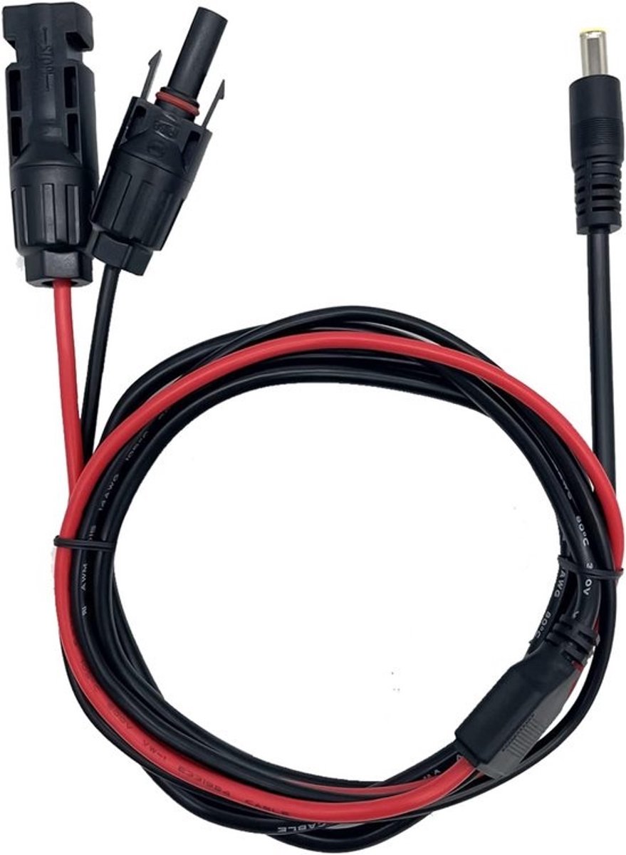 Zonnepaneel Adapterkabel naar DC 8 mm voor Draagbare Powerstations en Zonnegeneratoren