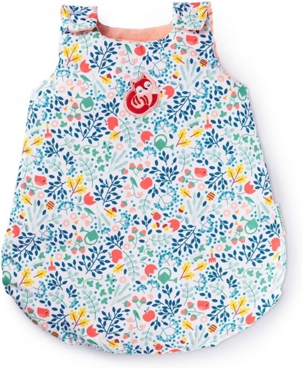 Poppen slaapzak met bloemenmotief - comfortabele poppenbeddengoed voor bloemenliefhebbers