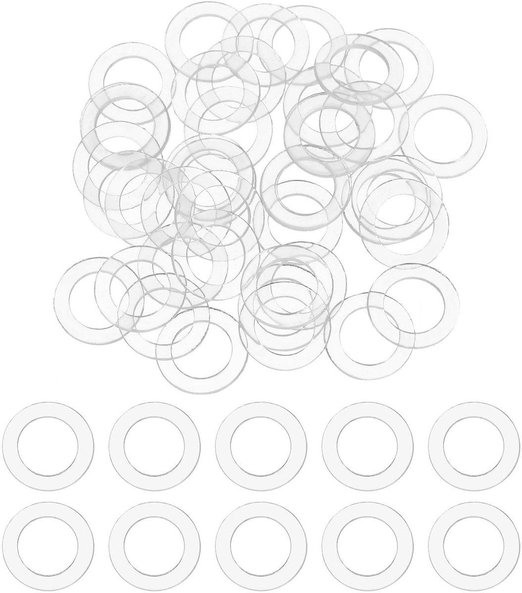 O-ringen - Afdichtringen - 8 mm binnendiameter x 12 mm buitendiameter x 1 mm dikte - 200 stuks