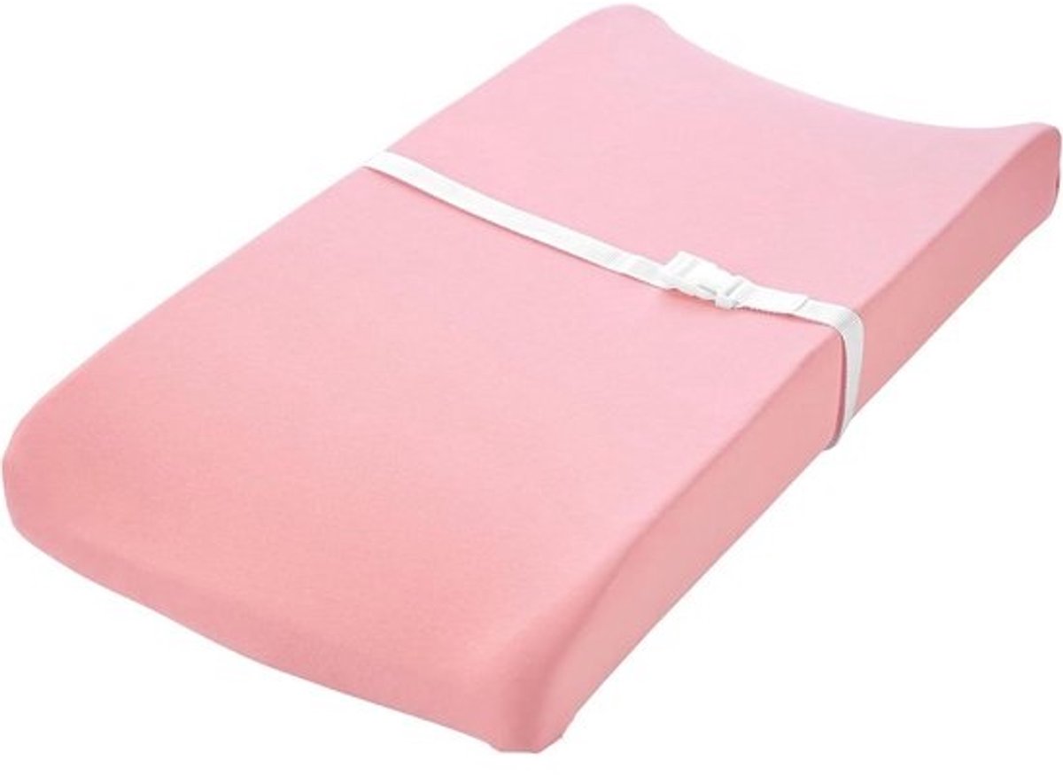 Baby Wikkelpads - Aankleedkussenhoezen - Baby Verzorgen - Essentieel Pakket - 2-Pack - Roze