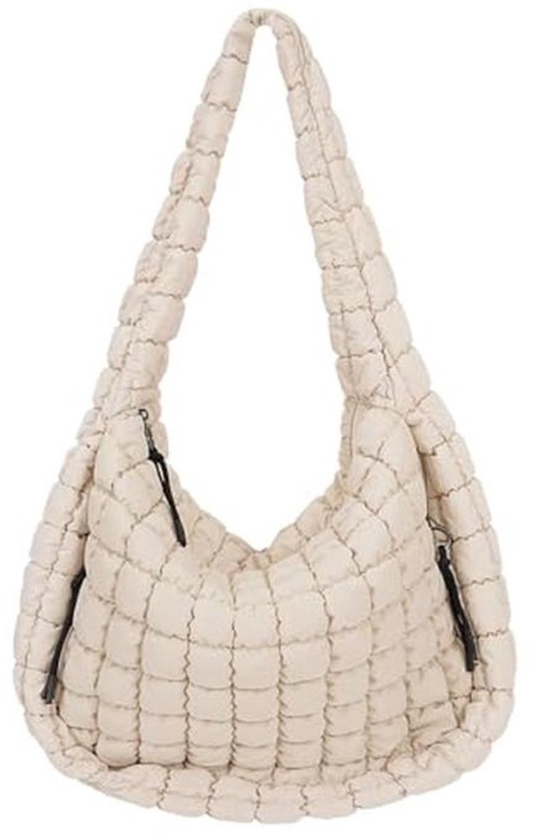 Gewatteerde Tote Bag voor Vrouwen - Grote Puffy Crossbody Tas