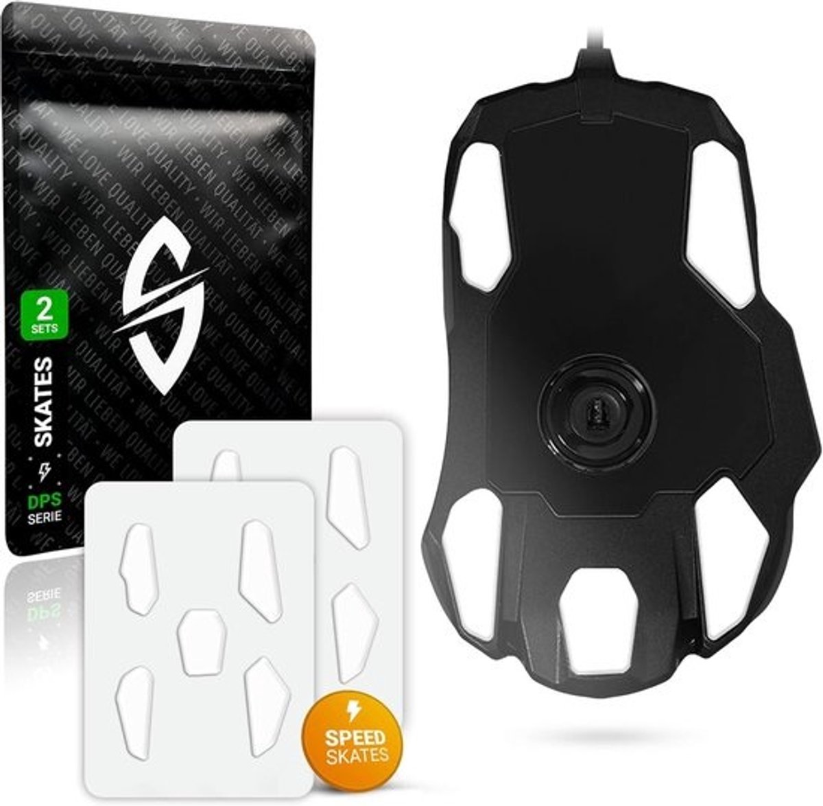 Ultrasnelle Vervangende Muisvoetjes voor Gaming Muis - PTFE Skates met Afgeronde Randen