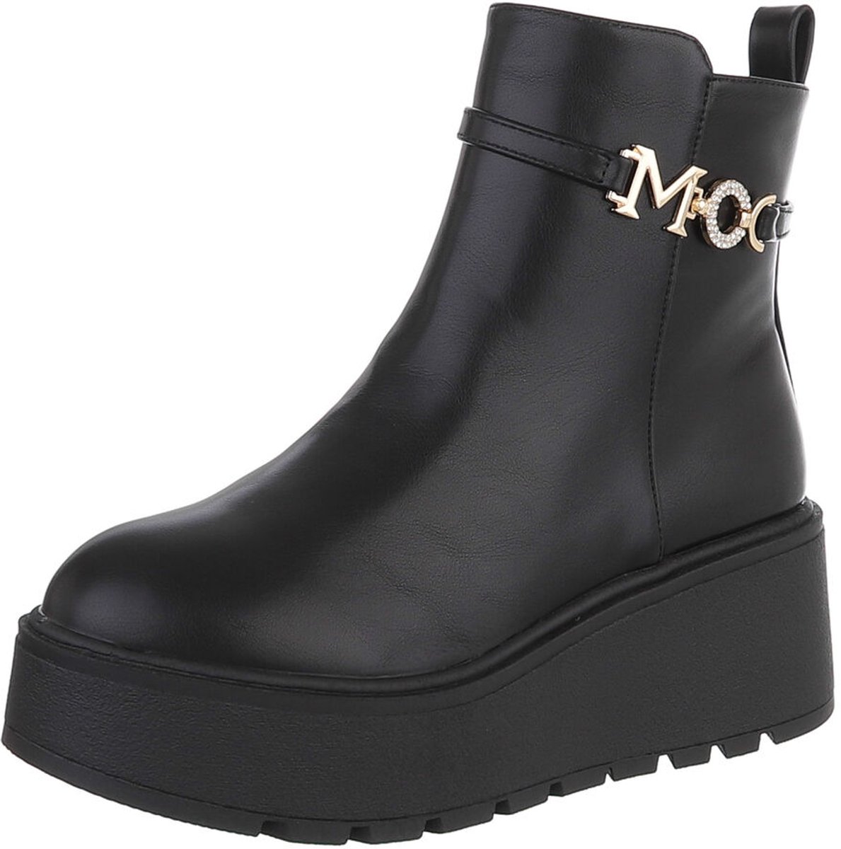 Enkelboot met plateauzool - dames casual Mt:36
