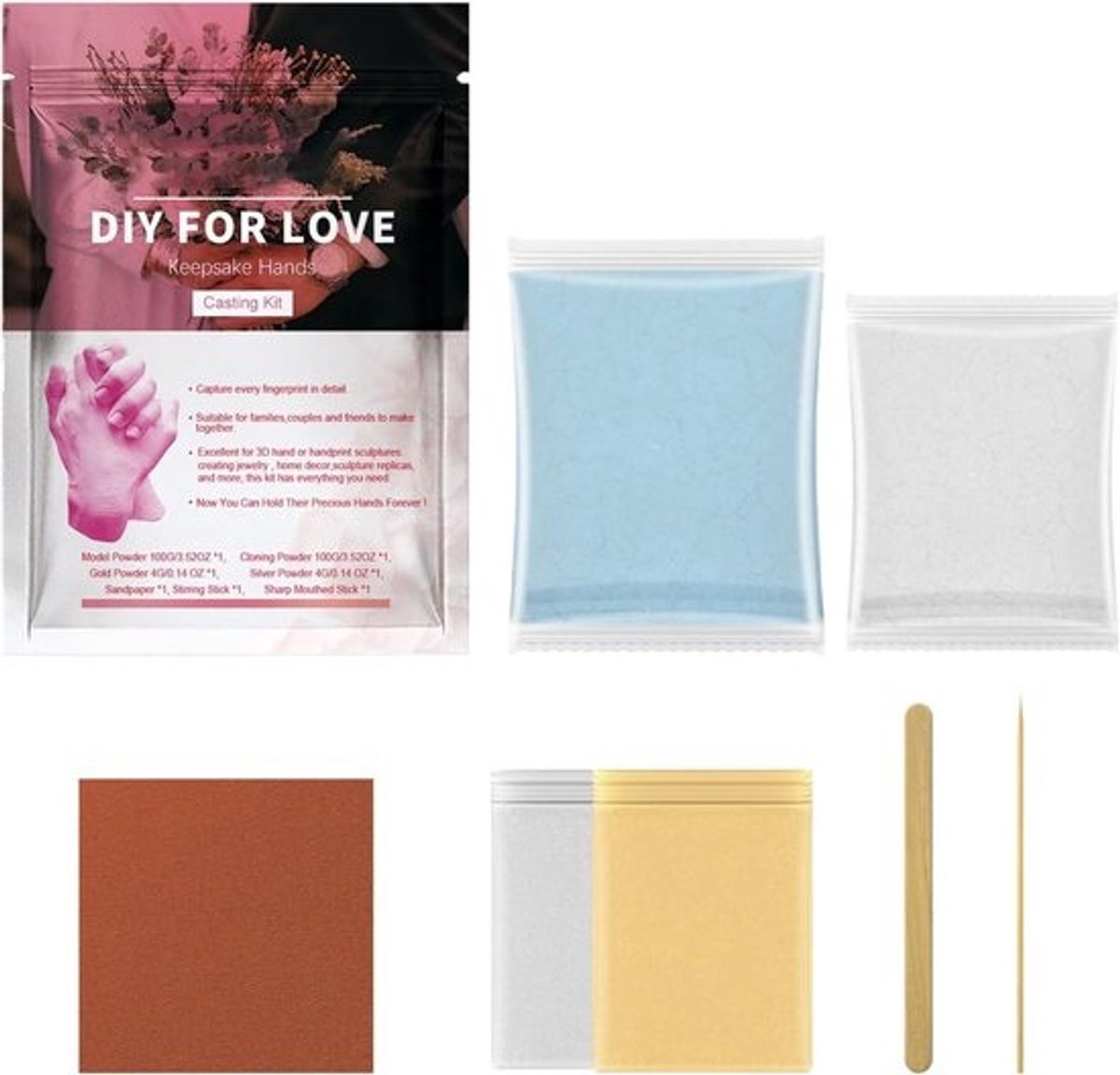 Handgietset Koppels - Romantisch Aandenken - Creatieve Activiteit - Anti-vervormingsontwerp - Niet gespecificeerd - Meerkleurig