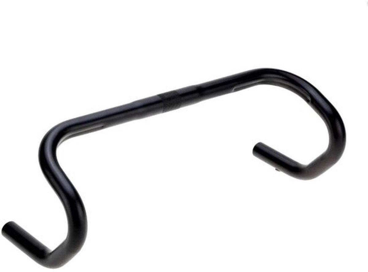Fiets Stuur - Gebogen Stuur Racefiets - Sportief Fietsen - Aluminium Legering - 25.4x420mm - Zwart