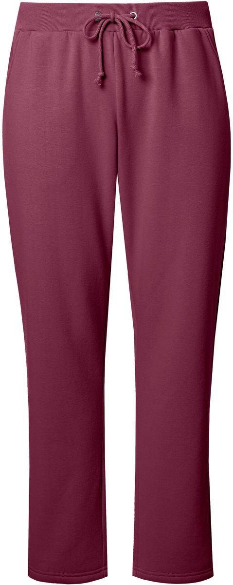 Ulla Popken - Dames - Sweatpants heerlijk zachte binnenzijde - Donker bes - Maat 66+