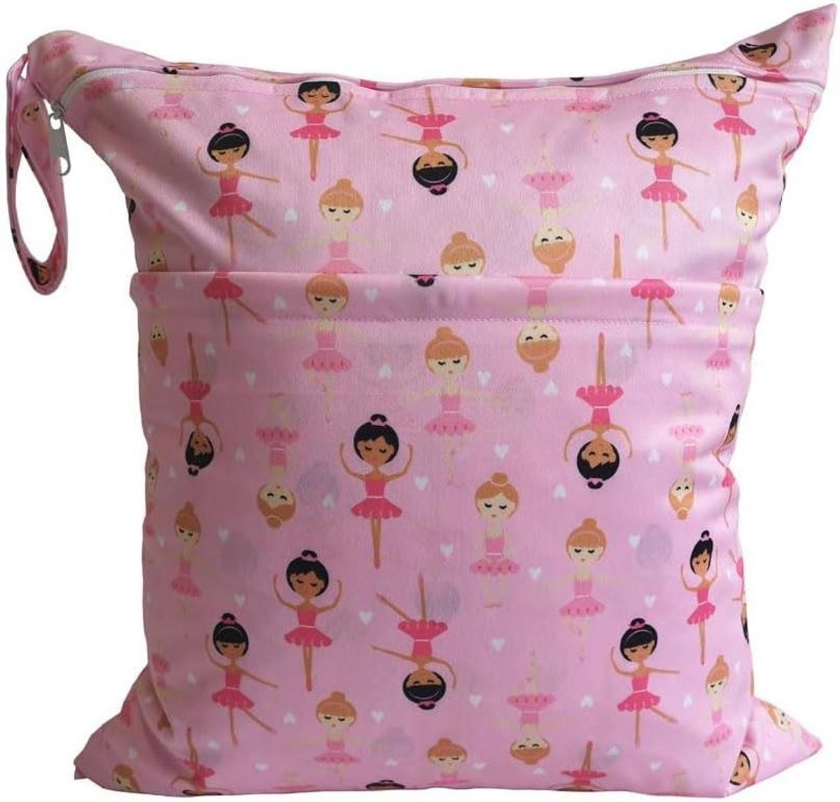 Natte Tas - Waszak Luiertas - Organiseren Onderweg - Waterdichte Coating - 40 x 45 cm - Cartoon Patroon