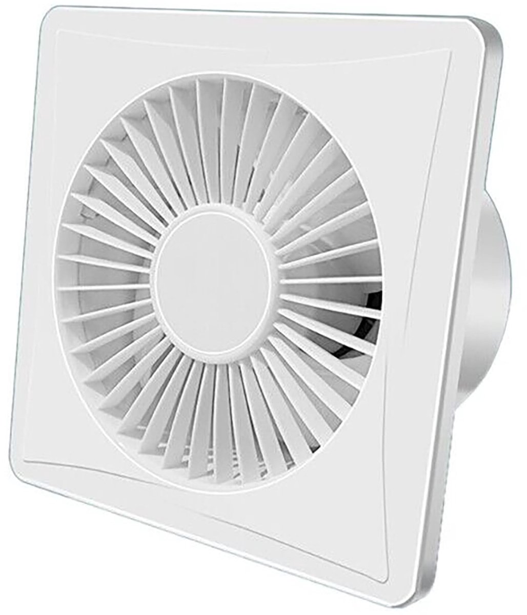 SnelShoppen - Badkamerventilator 250x250 mm, 180 mm Boring, 120 mm Diepte, 22 W, 245 m³/h, Stille Ventilator 35 dB voor Badkamer, Keuken en Wc