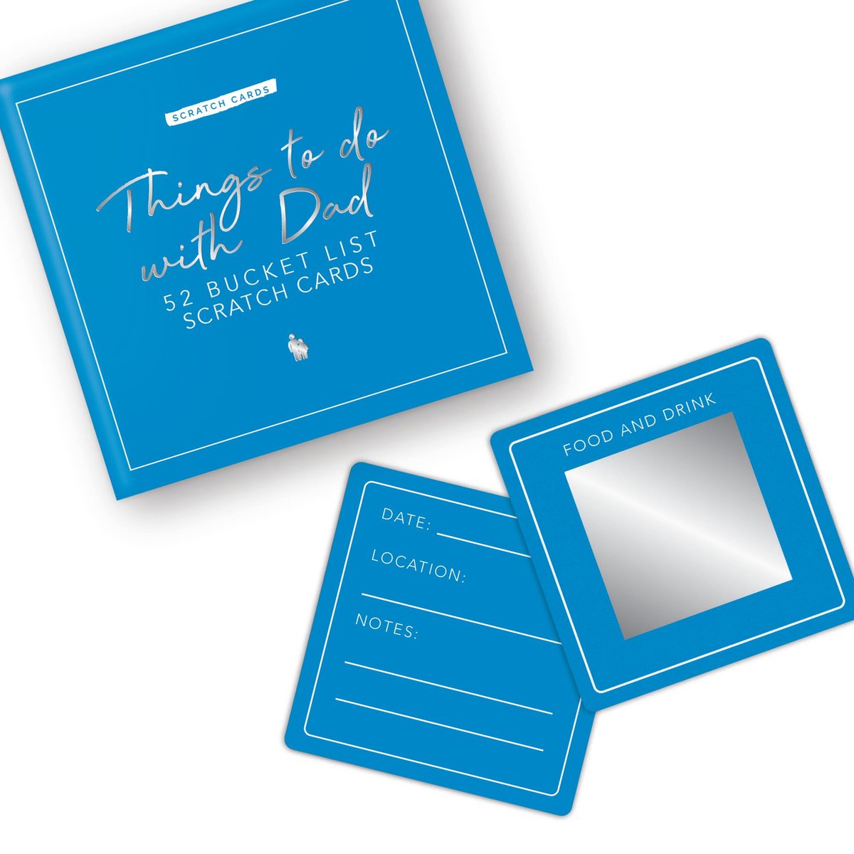SnelShoppen - Dingen om te doen met papa krasloten - 52 interactieve bucketlist krasloten - leuk cadeau voor papa's - gepersonaliseerde cadeaubonnen -