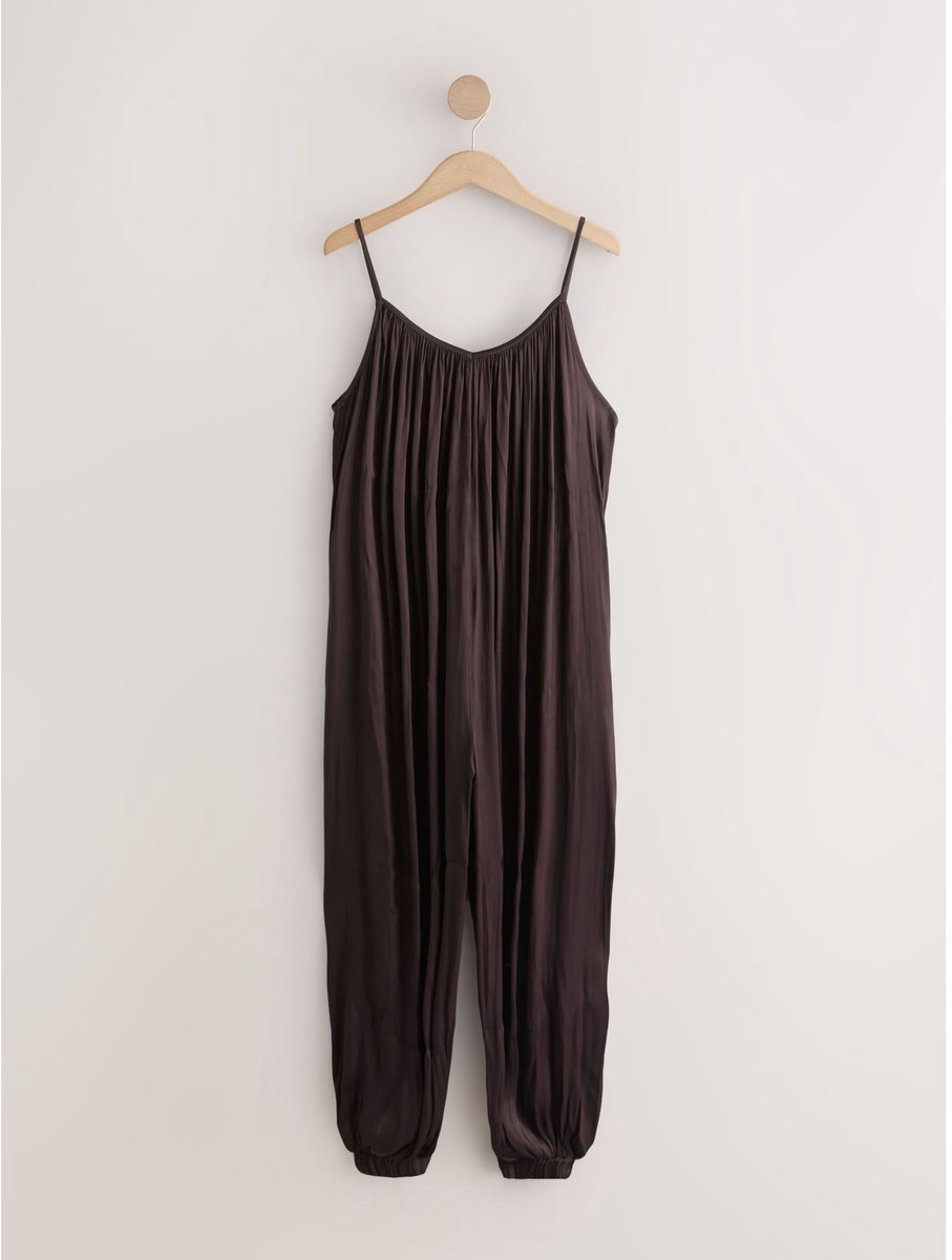 Next - Dames - Jumpsuit met ballonpijpen - Tall - Bruin