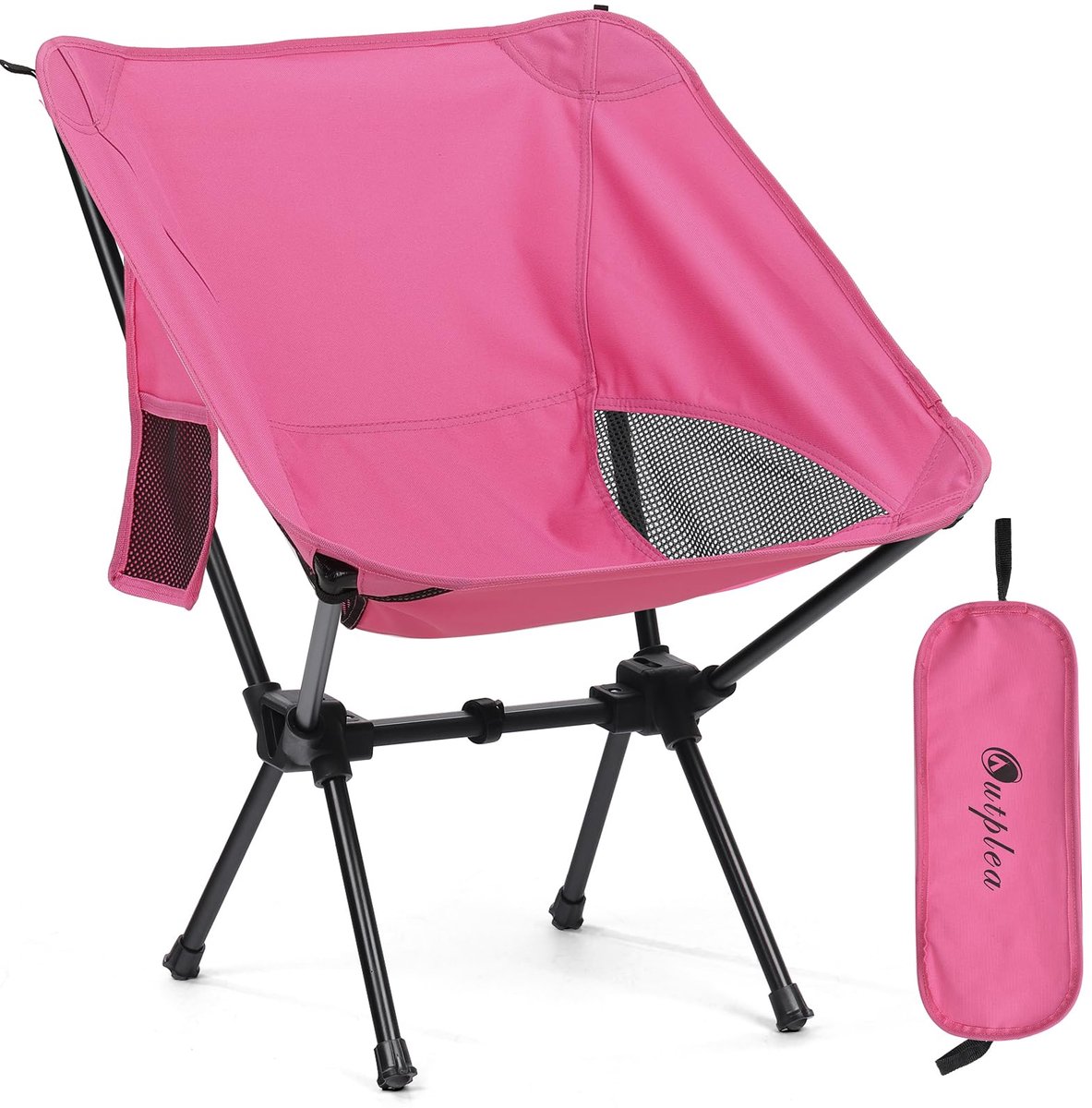 SnelShoppen - Opvouwbare Campingstoel, Ultralicht Strandstoel, Inklapbaar met Tas, Klein Verpakkingsformaat, Draagbare Klapstoel voor Vissen, Wandelen