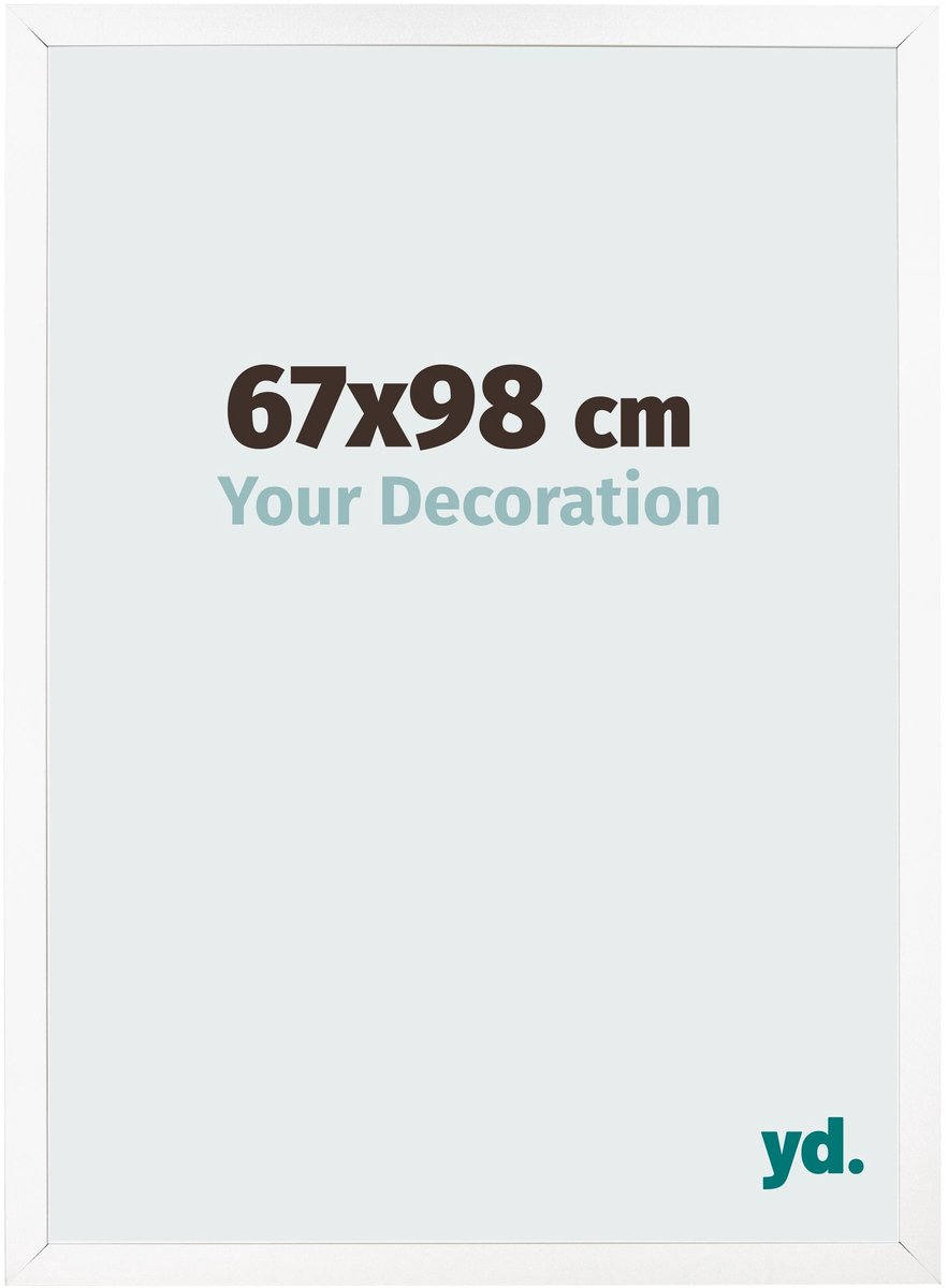 Your Decoration - Fotolijst 67x98 cm - MDF - Wit Mat - Bologna