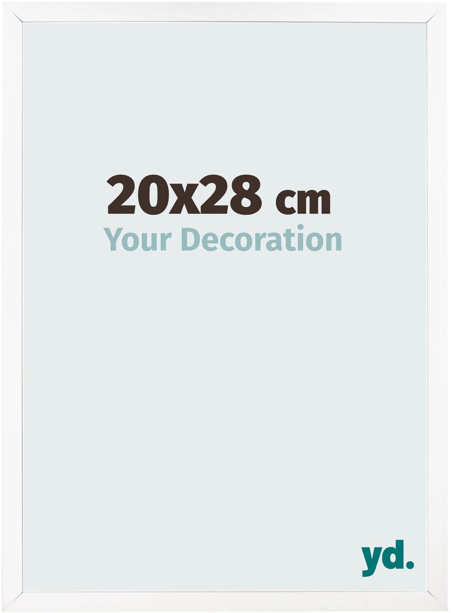 Your Decoration - Fotolijst 20x28 cm - MDF - Wit Mat - Bologna