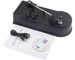Mini Vinyl Draaitafel - Platenspeler Audio Player - Vinyl Converteren - Stand-alone MP3 Conversie - 1 kg - One Color