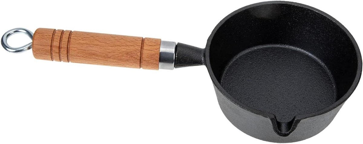 Mini Koekenpan - Olieverwarmer - Koken Buiten - Gietijzeren - Compact - Diverse Kleur