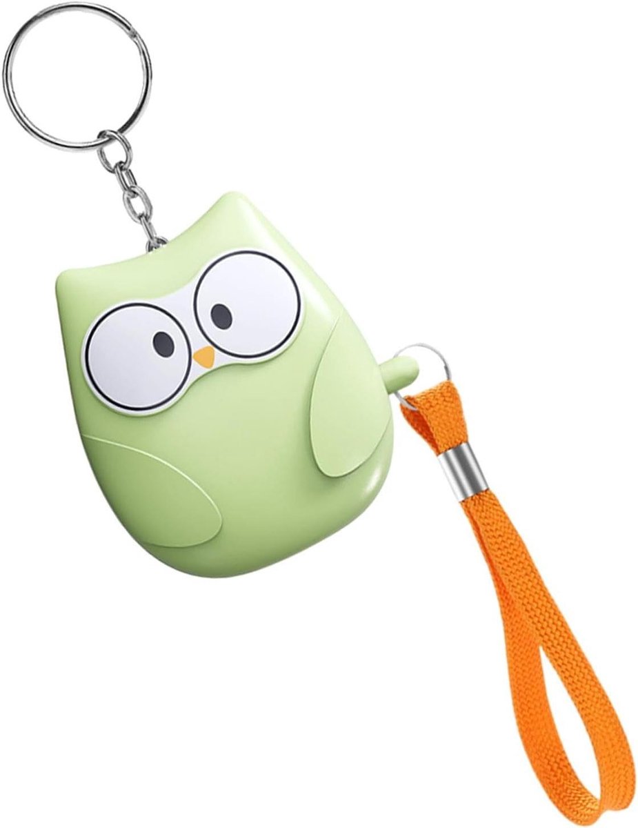 Persoonlijk Alarm - Veiligheid Sleutelhanger - Persoonlijke Beveiliging - 130dB Sirene - 6x3x7 cm - Groen