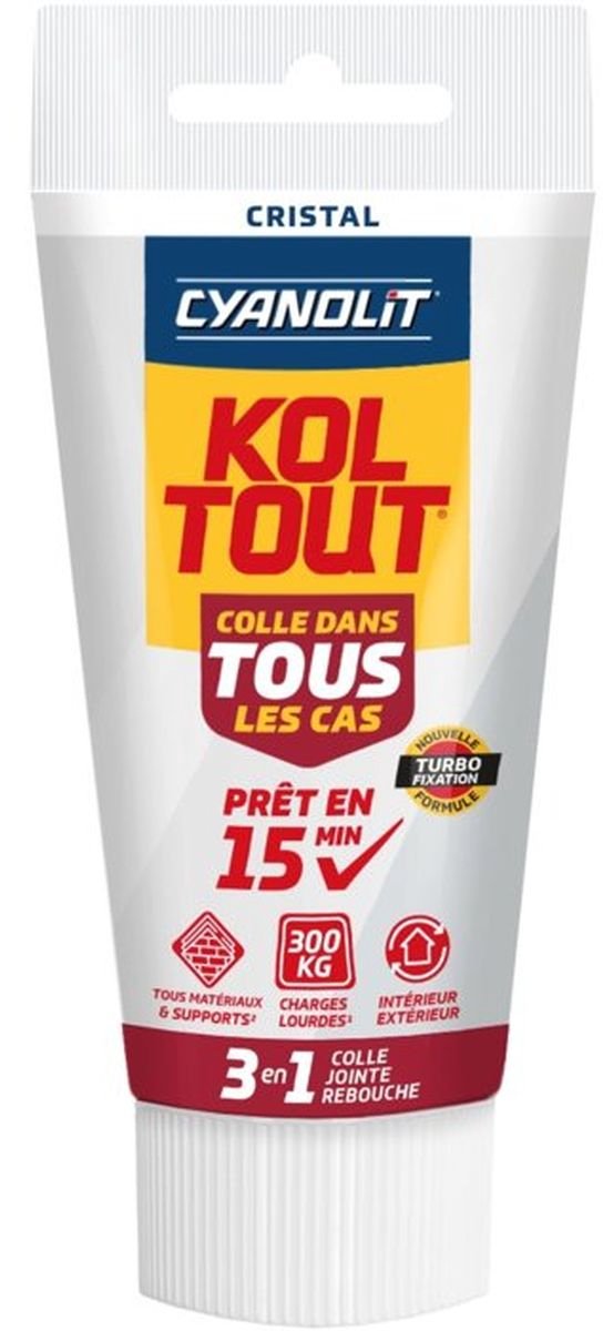 Cyanolit – KOLTOUT Cristal – Fixeer- en afdichtingslijm – 50 ml
