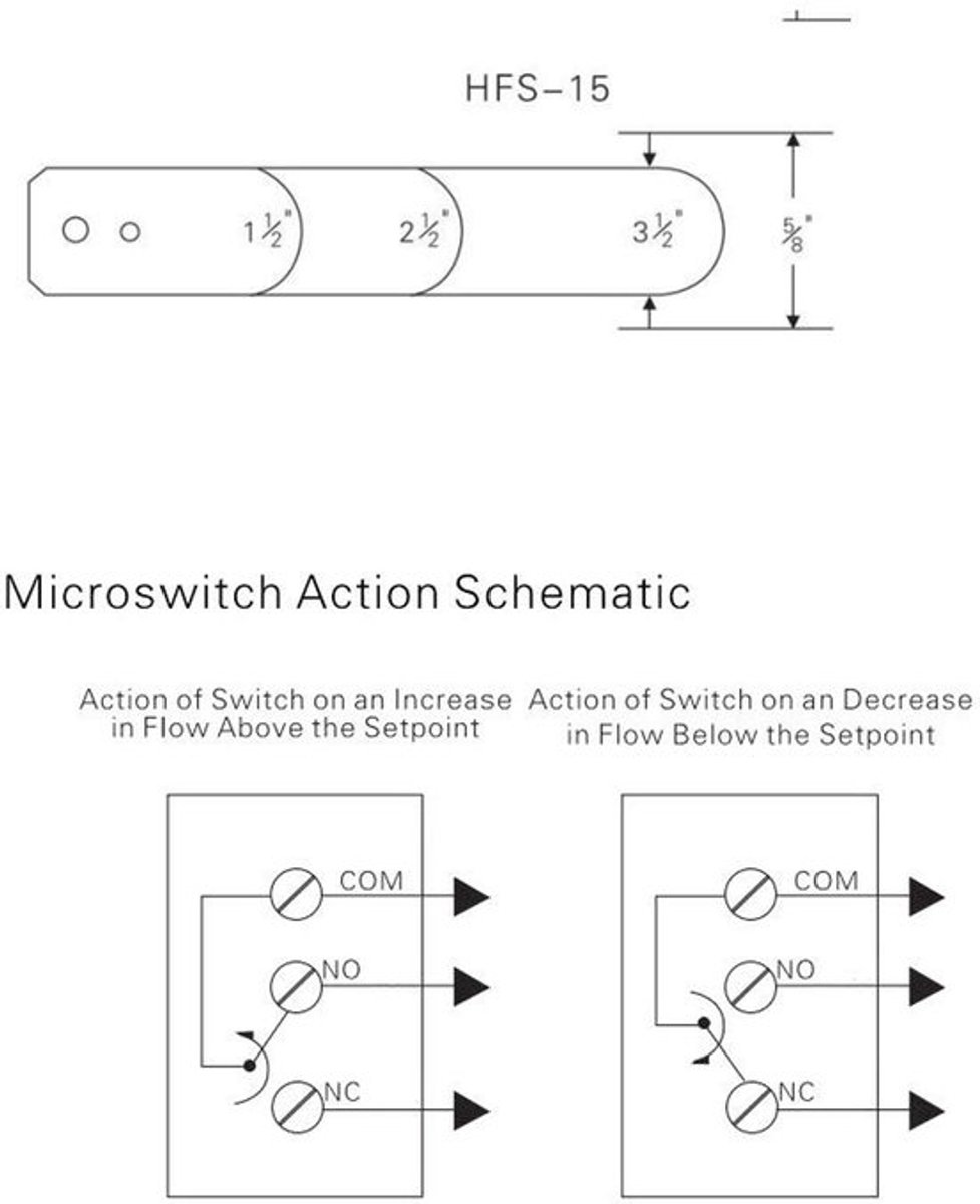 Water Paddle Flow Switch - Water Sensor - Vloeistof Flow Switch - Geschikt voor waterbehandeling - Wit