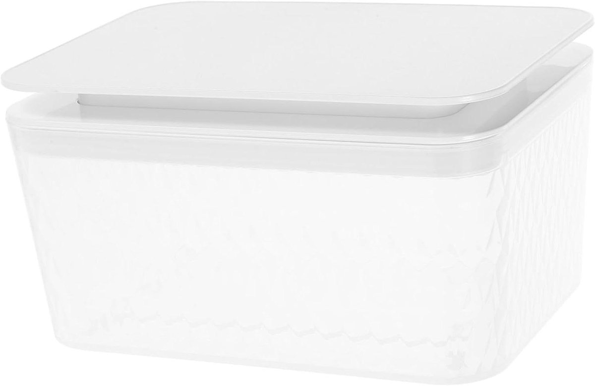 Babydoekjes Dispenser - Tissues Houder - Netjes Organiseren - Waterdicht Ontwerp - 17.5 x 12.5 x 9.5 cm - Wit