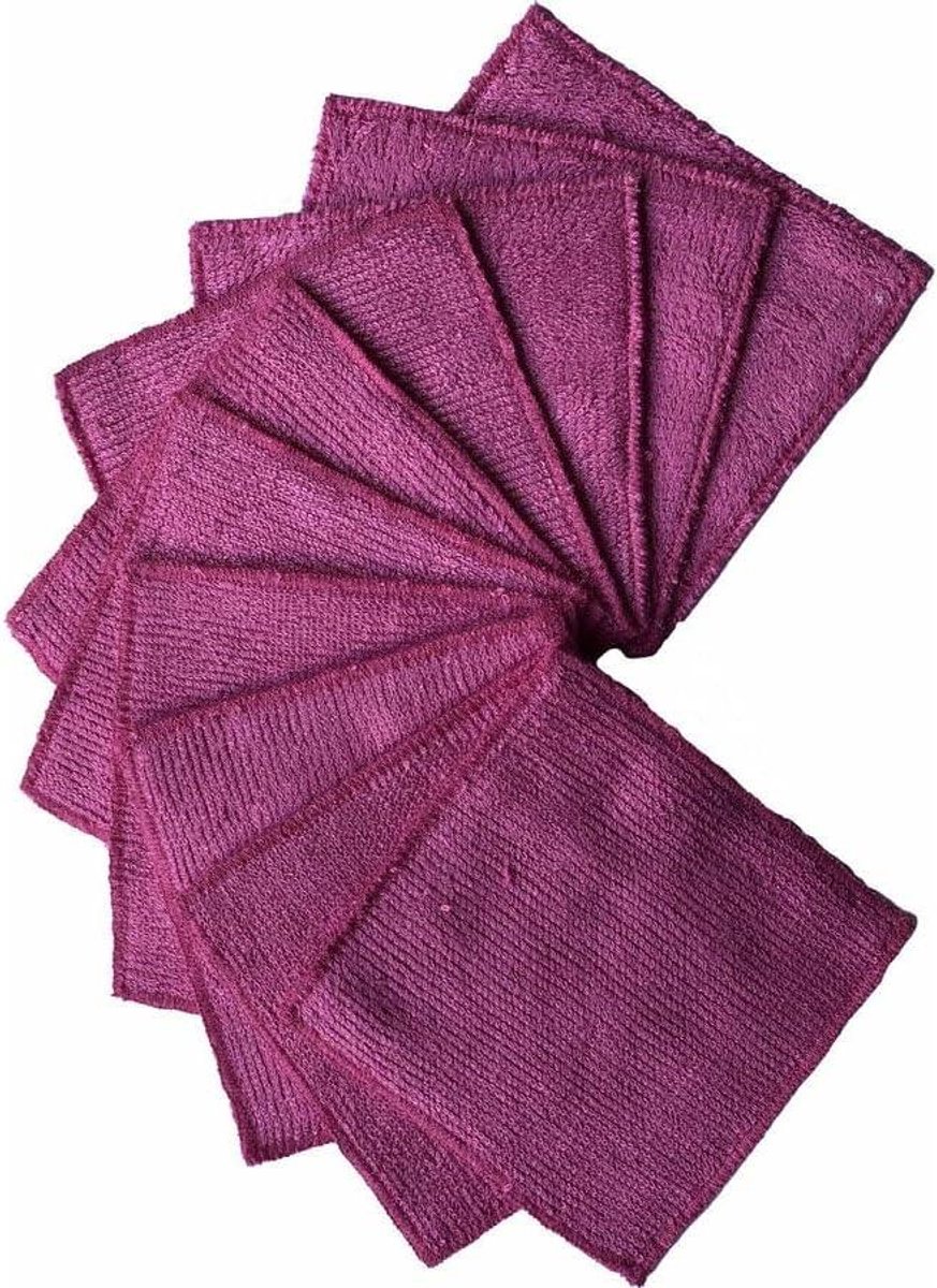 Wasbare Make-up Doekjes - Bamboe Pads - Make-up Verwijderen - Ultrazacht Absorberend - 10 x 10 cm - Ecru