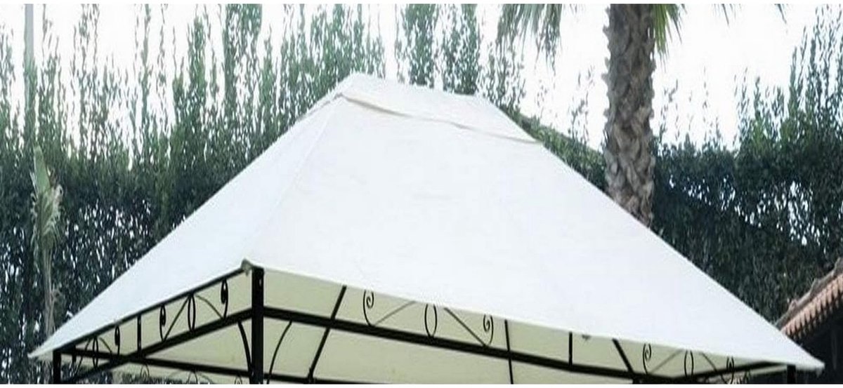 SnelShoppen - Paviljoen Rhodi 3 x 2 m - Tuinpaviljoen, Waterdicht, UV-bestendig, Ideaal voor Feesten, Camping, Tuin, Teras, Grijs