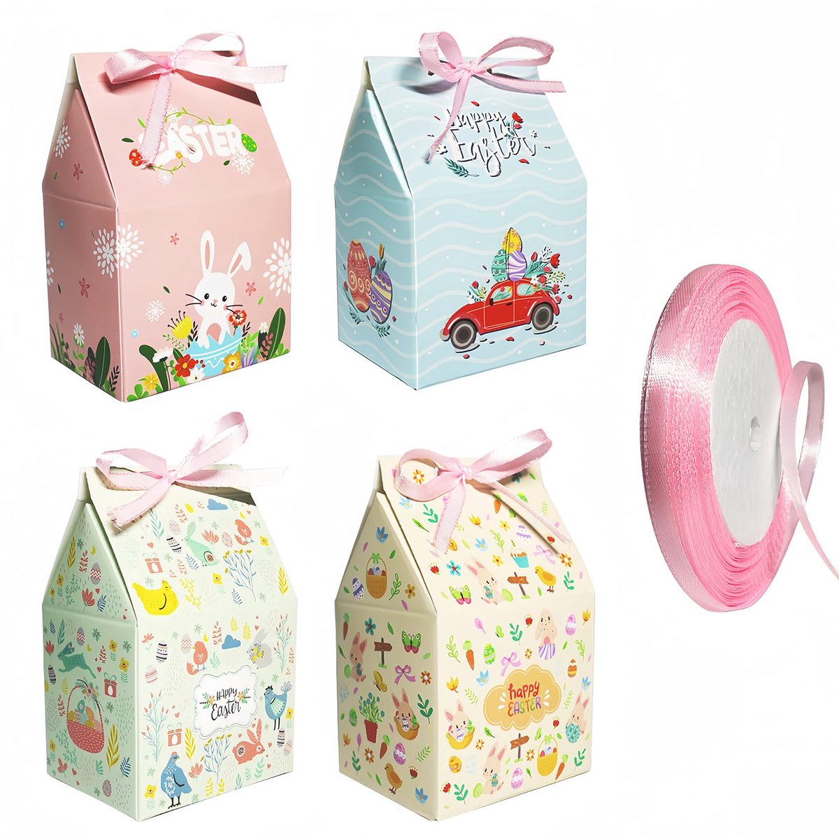 Dailygoods - 12-delige Paashaas Themapakketten - Cadeaudozen voor Pasen
