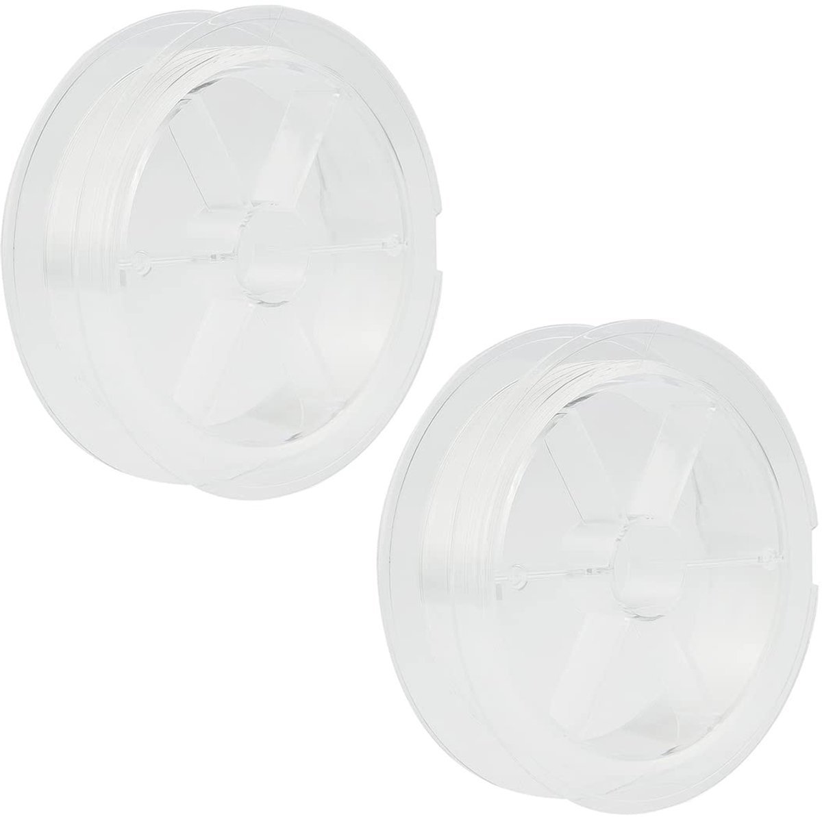 Dailygoods - 2x 100m Nylon Visserslijn - Sterke en Transparante Nylon Draad
