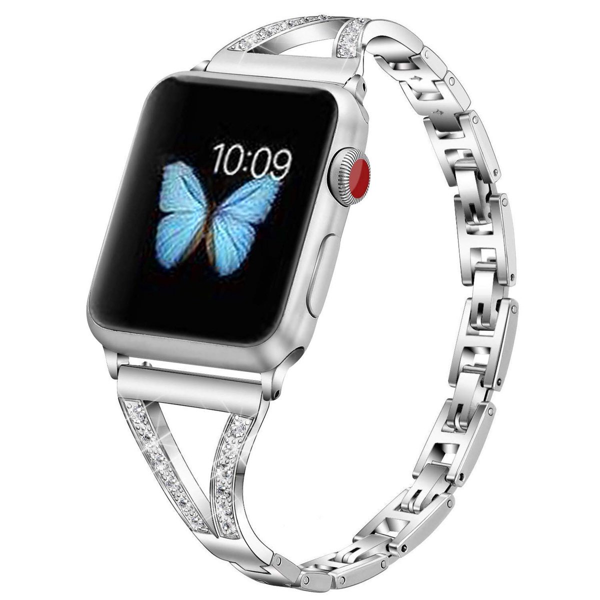 Dailygoods - Metalen Bandjes Compatibel met Apple Watch - Vervangband 38mm 40mm