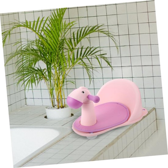 Baby badstoel - Kinder zitje - Veilig badderen - Ring armleuning - 30 x 16 cm - Assorti — afbeelding 2