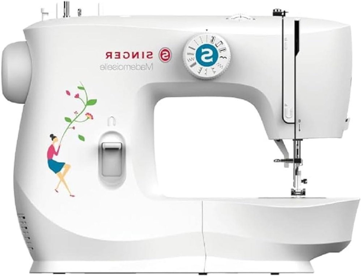 Naaimachine Basis - Naaimachine Huiselijk Gebruik - Dagelijkse Naaiwerkzaamheden - 8 Steekprogramma's - 5 Kilogram - Wit