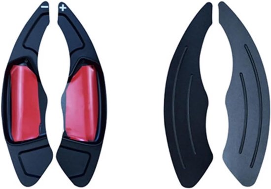 Schakelpeddels Auto - Stuurwiel Extensies - Sportief Rijden - Aluminiumlegering - Set van 2 - Rood — afbeelding 5