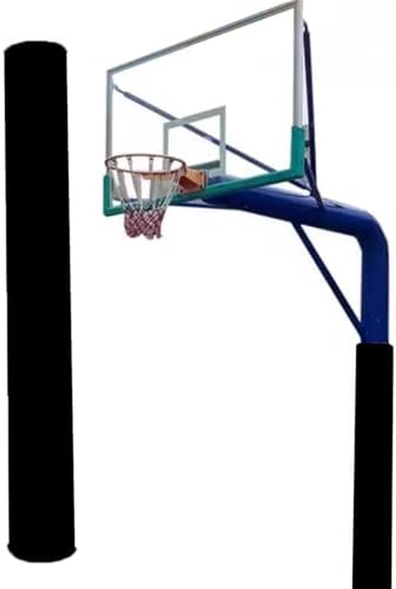 Basketbalpaal Bekleding - Paalbeschermer Hoes - Veilig Sporten - Schokabsorberend Ontwerp - 183 cm Hoog - Zwart