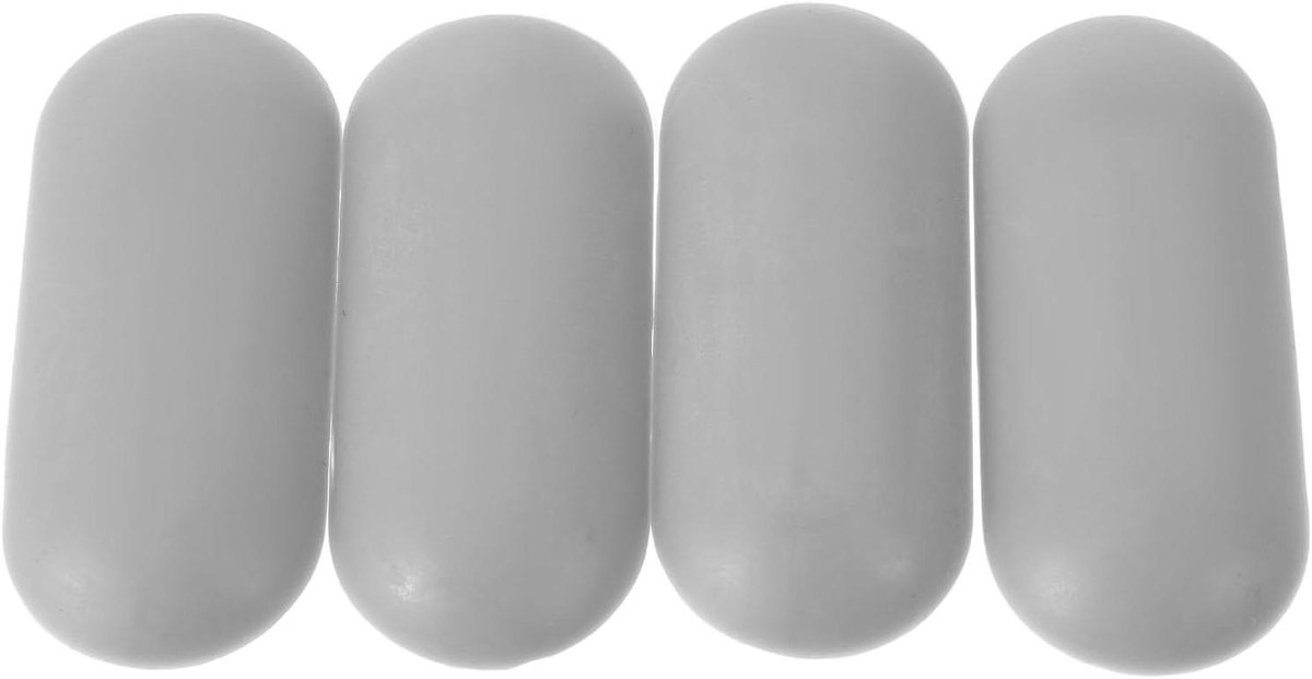 Toiletbril Beschermers - Bidet Clips - Badkamer Stabiliseren - Geluidsdempend - 4 stuks - Grijs