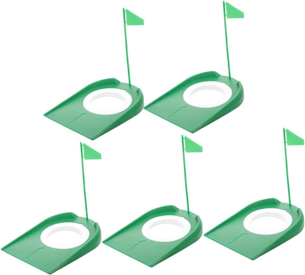 Golf Oefenbeker - Putting Cup - Golf Training - Zonder Vlaggen - 18x13x5.5CM - Groen